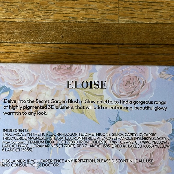 SECRET GARDEN 3D BLUSH N GLOW PALETTE NEW - Picture 8 of 8